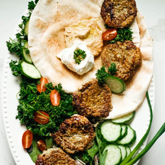 Lebanese Kafta Burgers