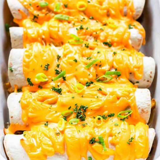 Breakfast enchiladas