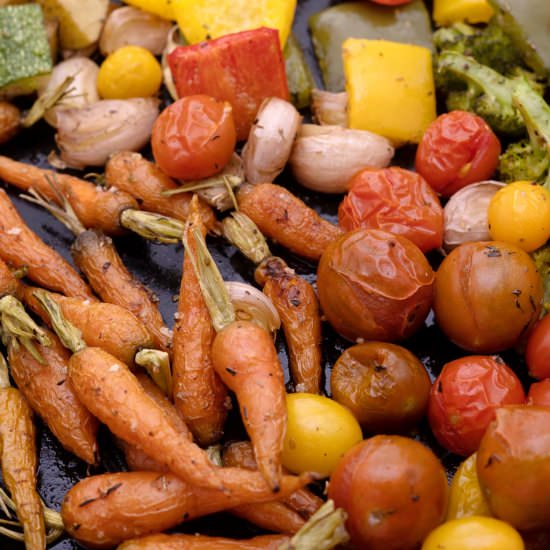 Healthy Roasted Vegetables