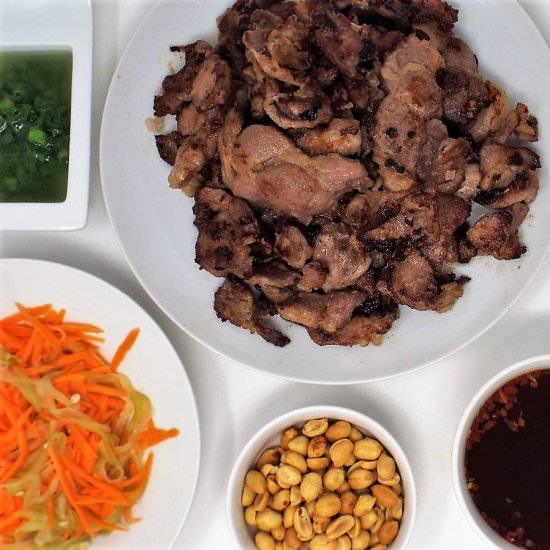 Vietnamese Pork and Rice Noodles