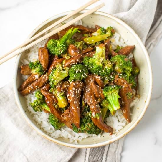 Instant Pot Beef and Broccoli