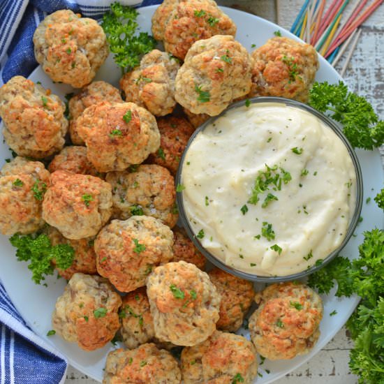 Cream Cheese Sausage Balls