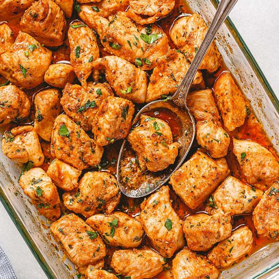 Oven Baked Chicken Bites