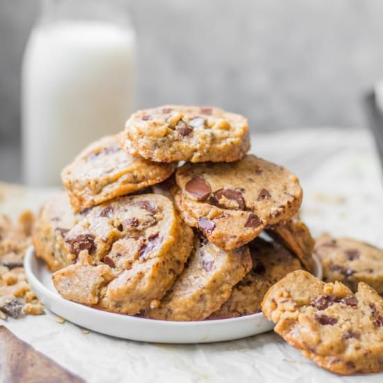 coffee chocolate chunk cookies