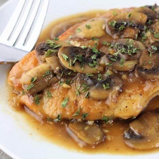 homemade chicken marsala