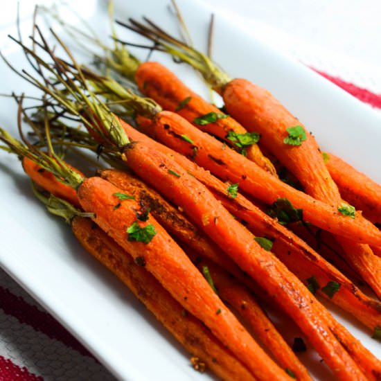 Cumin Roasted Carrots w/ Citrus