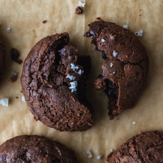 Toasted Buckwheat Chocolate Cookies