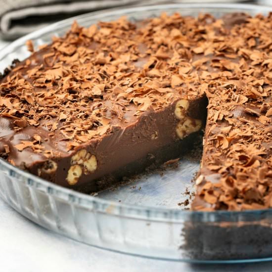 No Bake Chocolate Tart