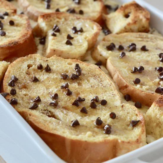 Cannoli Baked French Toast