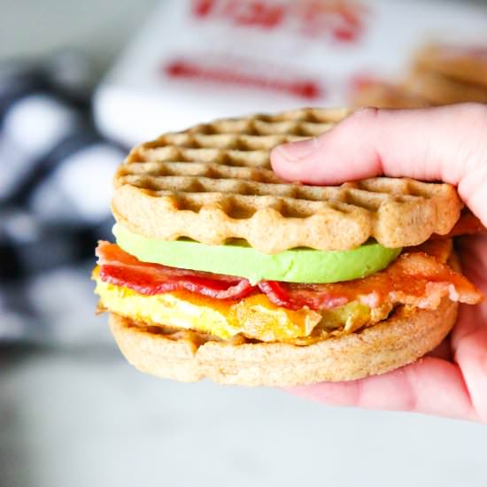 Bacon Egg and Avocado Sandwich