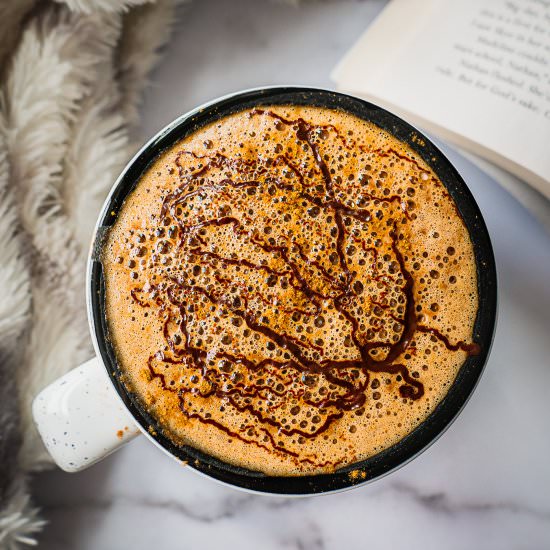 Healthy Homemade Mocha Latte