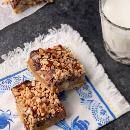 Shortbread Toffee Bars