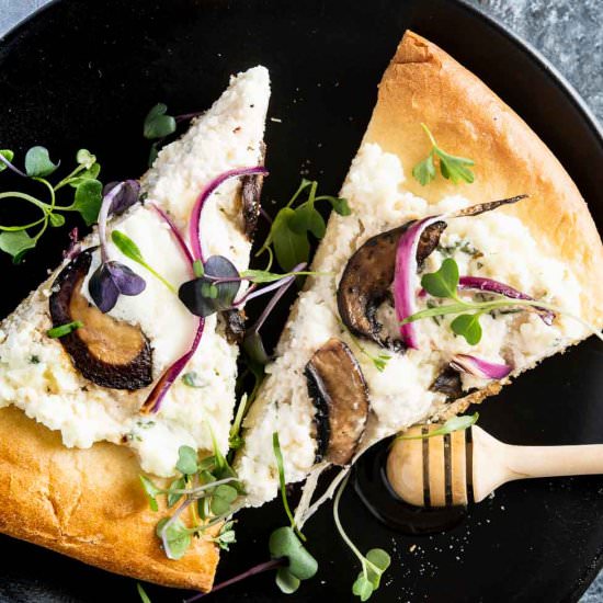 Mushroom Ricotta Pizza