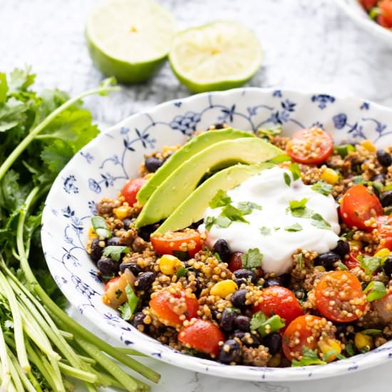 Tex Mex Quinoa Bowl