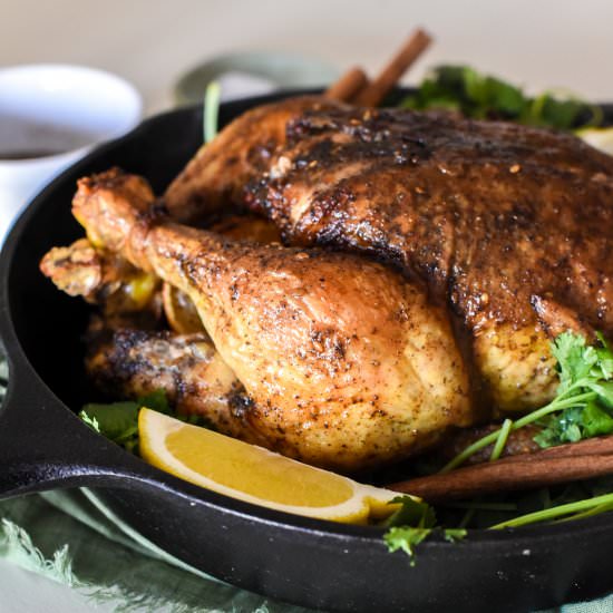 Middle Eastern Slow Roasted Chicken