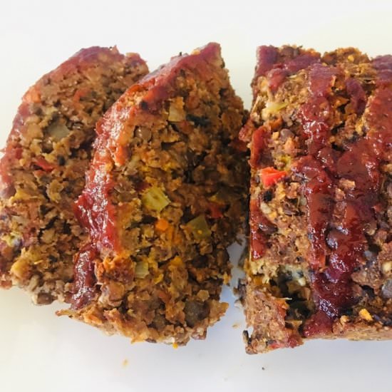Vegan Lentil Meatloaf
