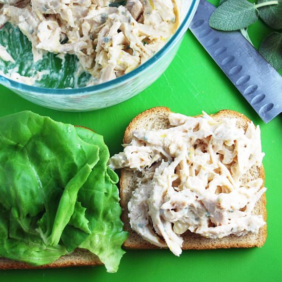 Chicken Salad with Lemon and Sage