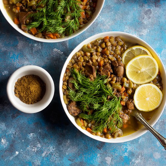 Easy Chicken Lentil Soup Recipe