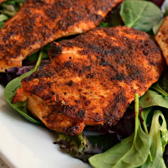 Easy Blackened Chicken