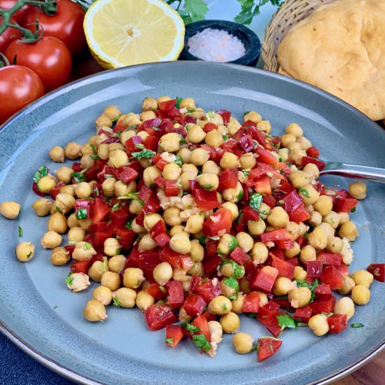 Roasted Chickpea Salad