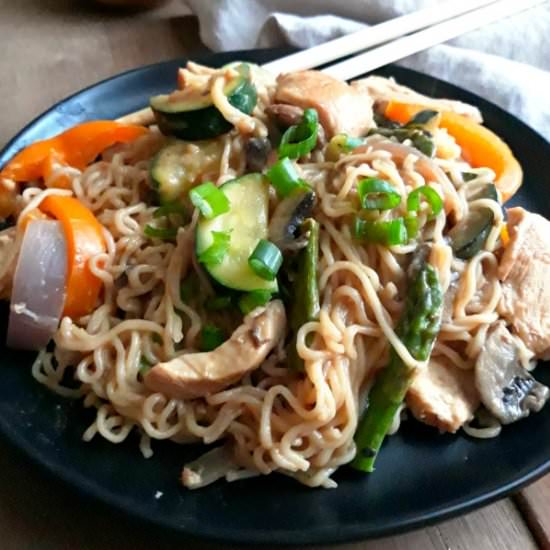 Thai Chicken Peanut Noodles