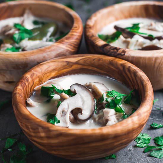 Tom Kha Gai – Thai Coconut Soup