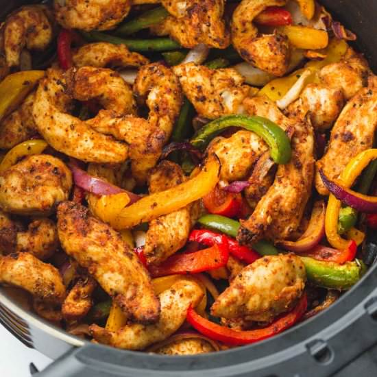 Air Fryer Chicken Fajitas