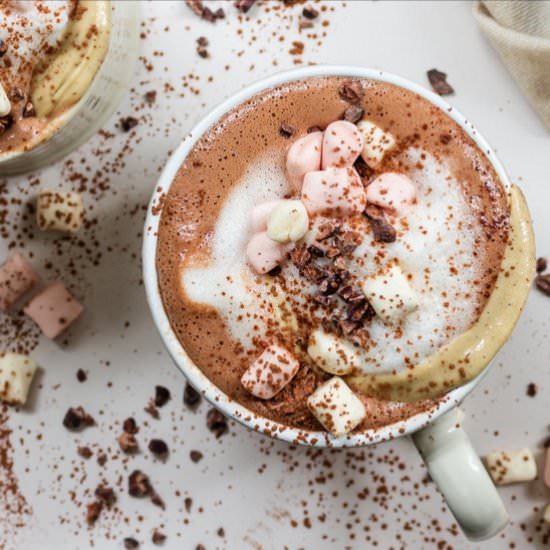 Cashew and Vanilla Hot Chocolate