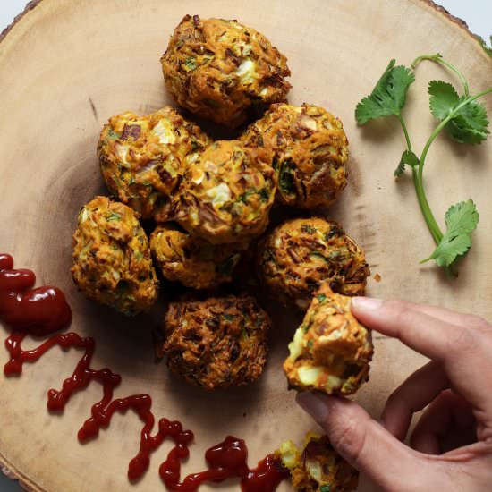 Vegan Cabbage Fritters (Pakodas)