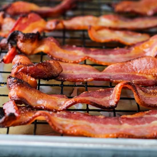 Air Fryer Maple Candied Bacon
