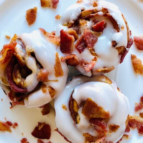Bacon Cinnamon Rolls
