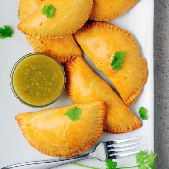 Baked Mushroom Lentil Empanadas
