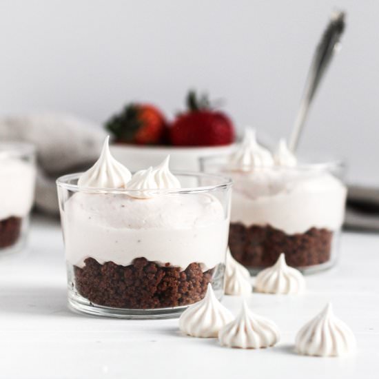 Strawberry Mousse Cheesecake