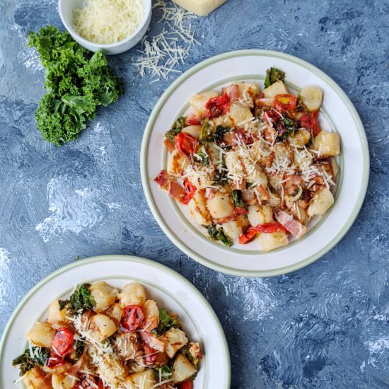 Kale and Tomato Gnocchi