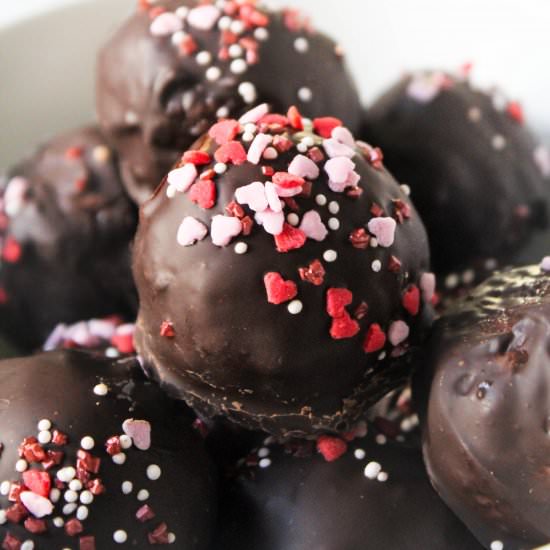 Strawberry Chocolate Truffles
