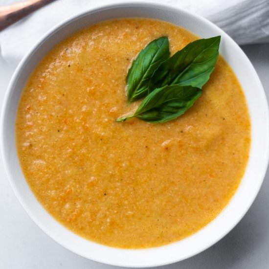 Slow Cooker Cauliflower Soup