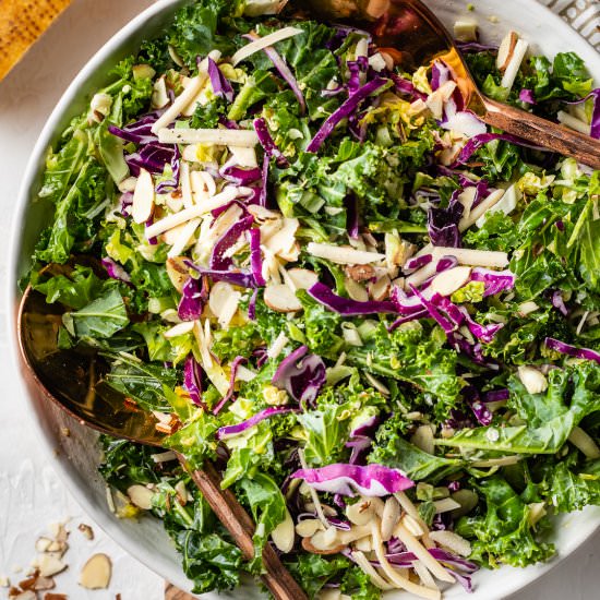 Kale & Brussels Sprout Salad