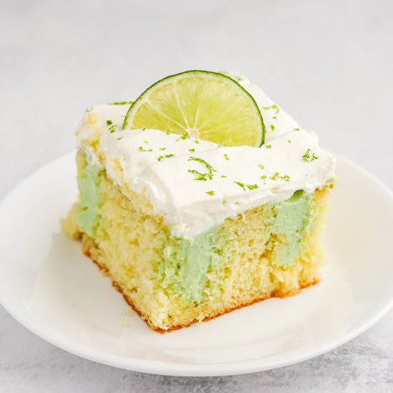 Key Lime Poke Cake