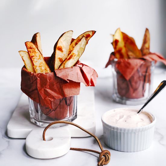 Salt and Vinegar Potato Wedges