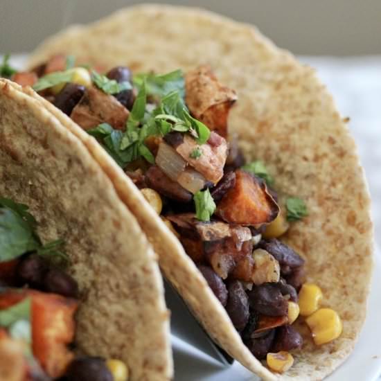 Honey-Lime Sweet Potato Tacos