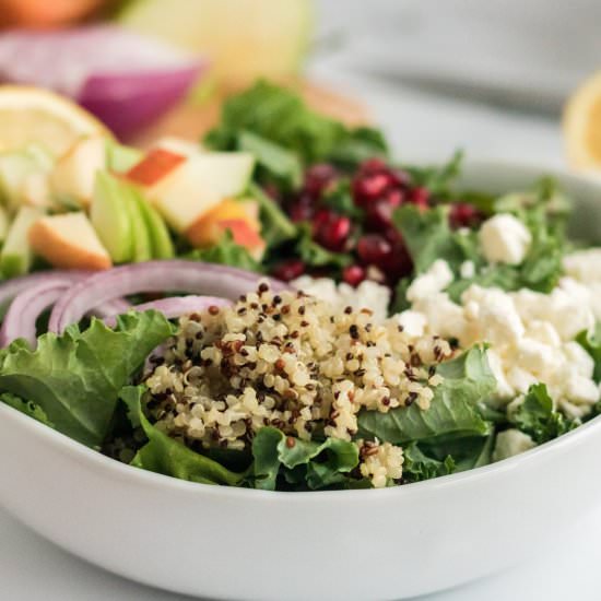 KALE AND QUINOA SALAD WITH LEMON VI