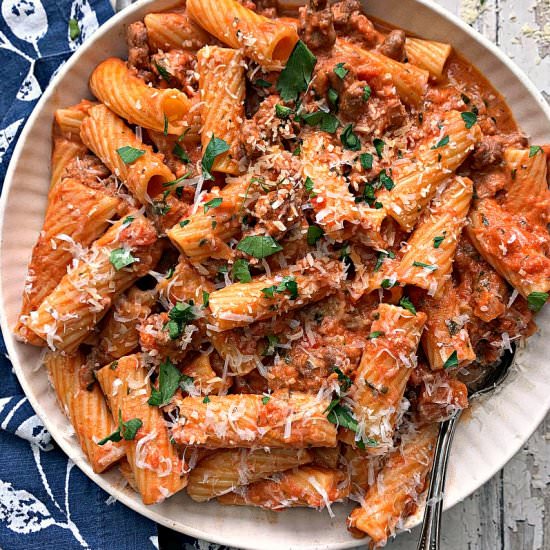 Italian Sausage Rigatoni