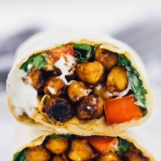 BBQ Chickpea Wraps