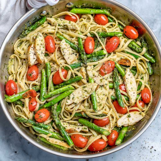 ASPARAGUS CHICKEN PASTA