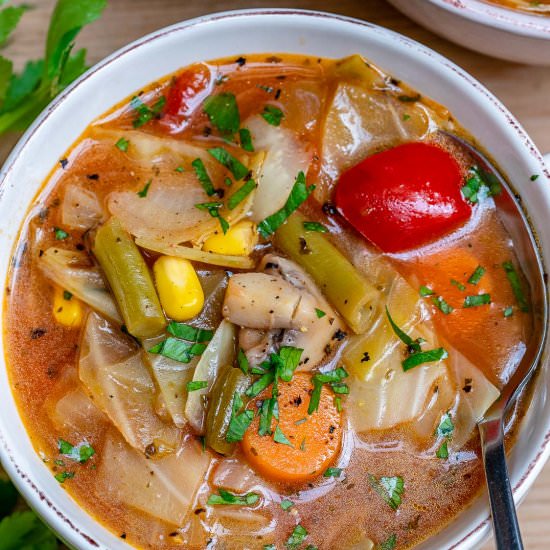VEGAN DETOX CABBAGE SOUP