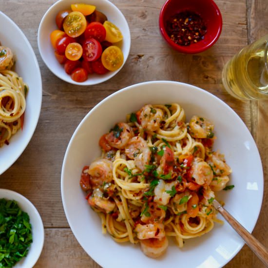 Quick Shrimp Scampi