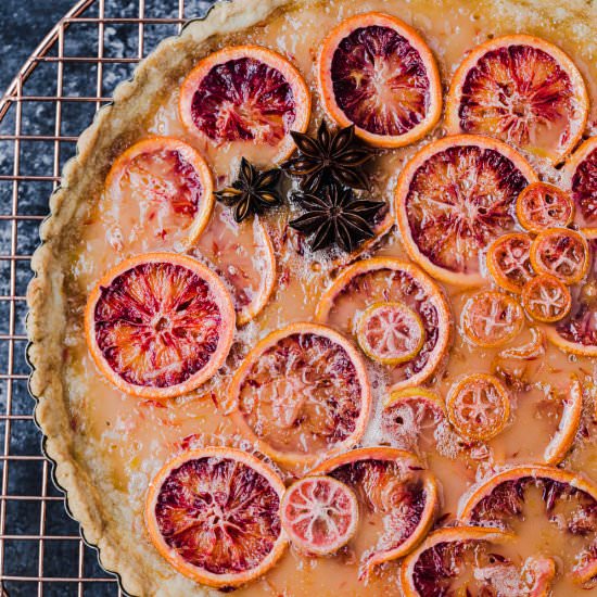 Blood Orange Shaker Tart