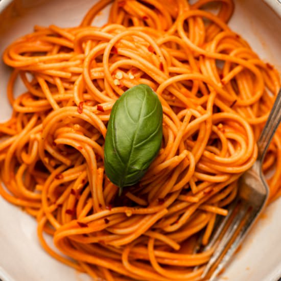 Roasted Red Pepper Pasta