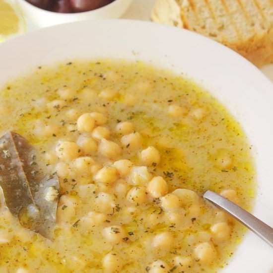 Greek Chickpea Soup
