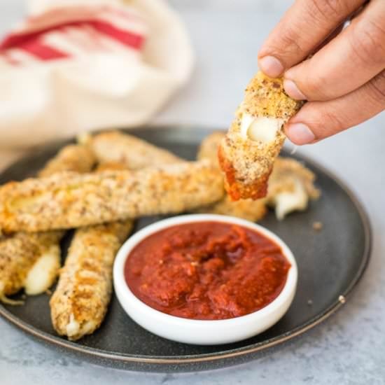GF Air Fryer Mozzarella Sticks
